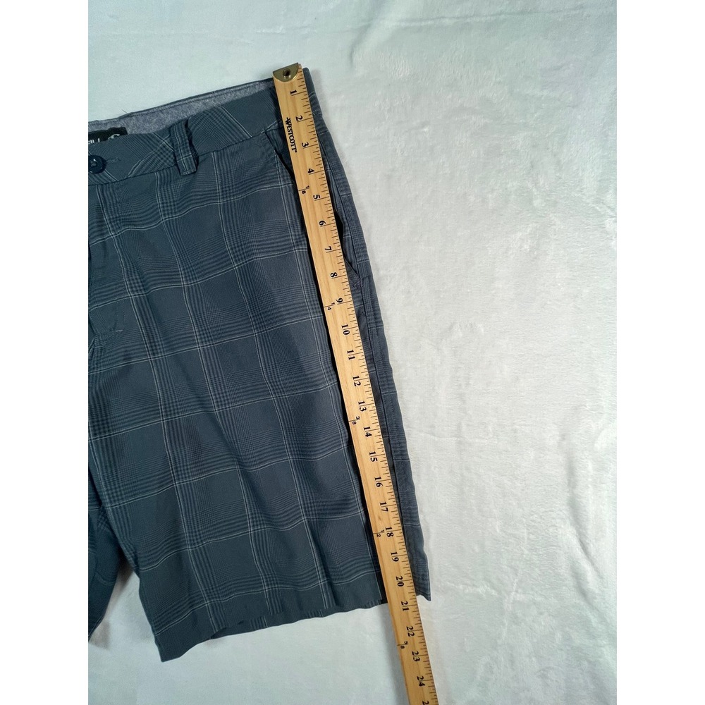 O'Neill Mens 36 Shorts Gray Plaid 9" inseam - Picture 6 of 10
